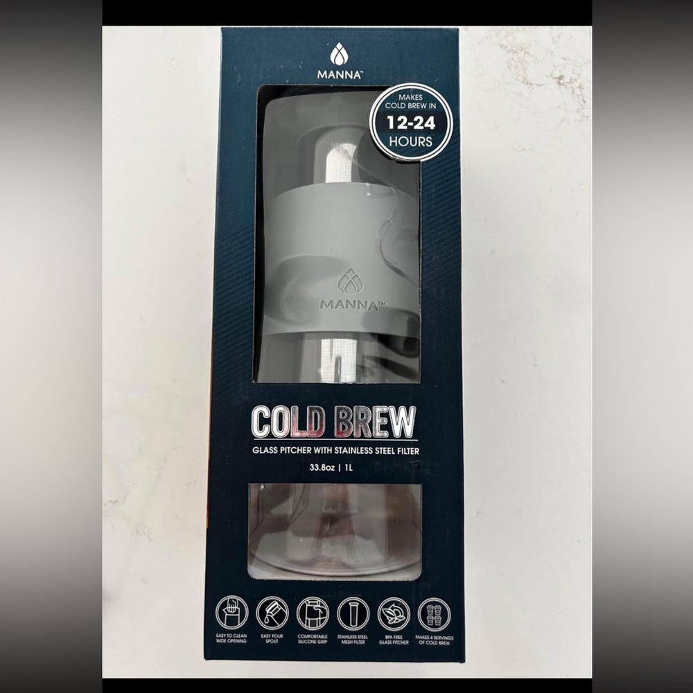 Manna Cold Brew Glass Pitcher